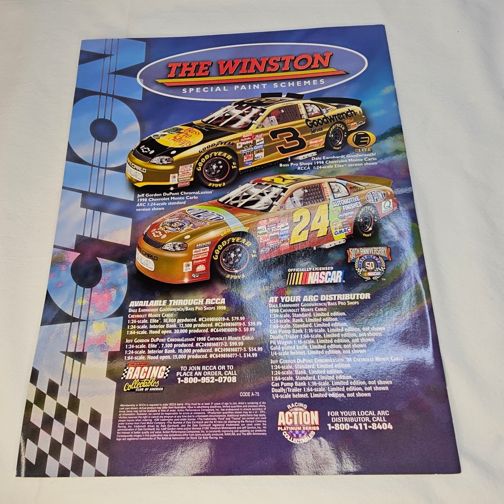 Vintage 1998 Pepsi 400 Daytona Inaugural Night Race NASCAR 50th‎ Anniversary Set - Picture 2 of 16